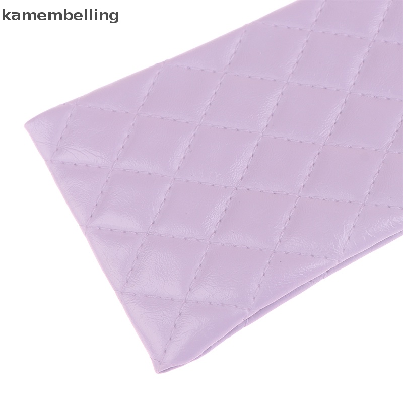 Kamembelling Túi Đựng Mắt Kính Bằng Da PVC Mềm Chống Thấm Nước Có Kẹp Lò Xo
