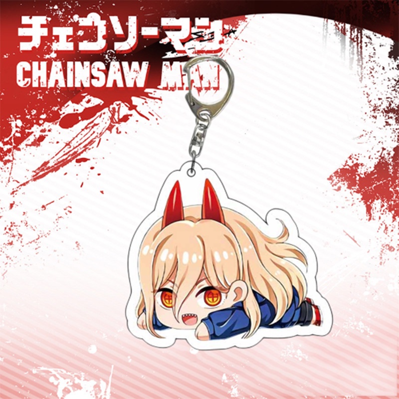 Móc Khóa Điện Thoại Hình Nhân Vật Pochita Hoạt Hình Anime Hai Mặt Cho Nam Nữ