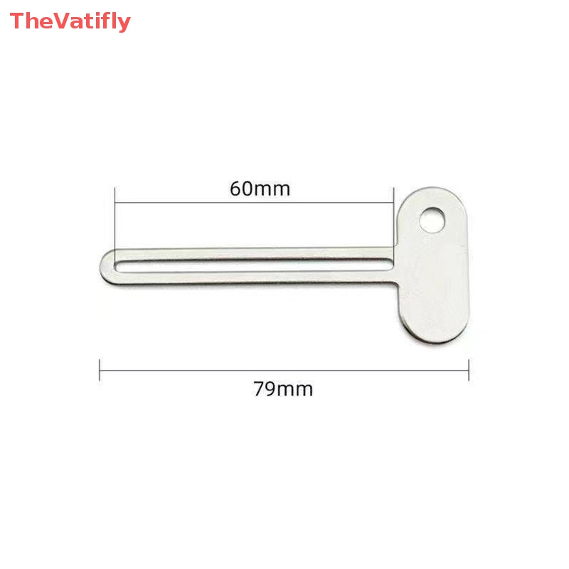 [Thevalifly] Ống Nặn Kem Đánh Răng Kim Loại Nhiều Màu Sắc Cho Phòng Tắm / Nhà Bếp