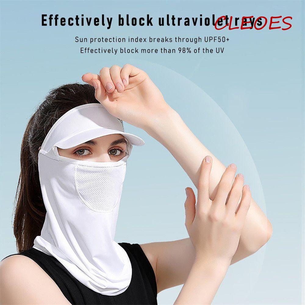 Khẩu Trang Chống Nắng Chống Tia UV Màu Sắc Trơn Dành Cho Nữ