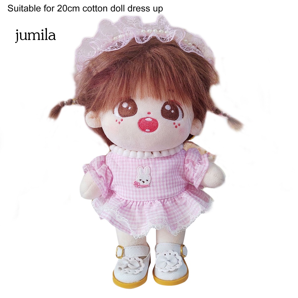 Bộ Quần Áo Cotton 20cm Xinh Xắn Cho Búp Bê