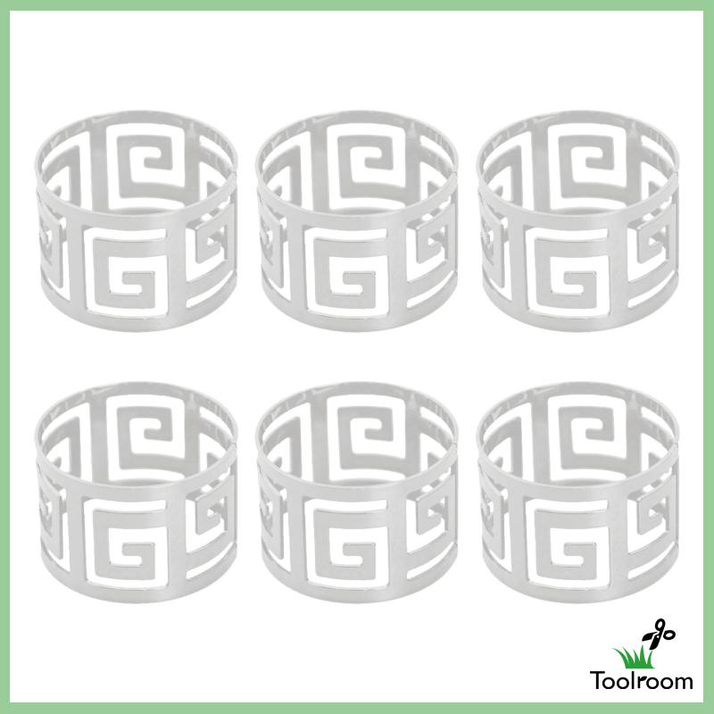 Set 6 Giá Đỡ Khăn Ăn Bằng Sắt Trang Trí Nhà Cửa