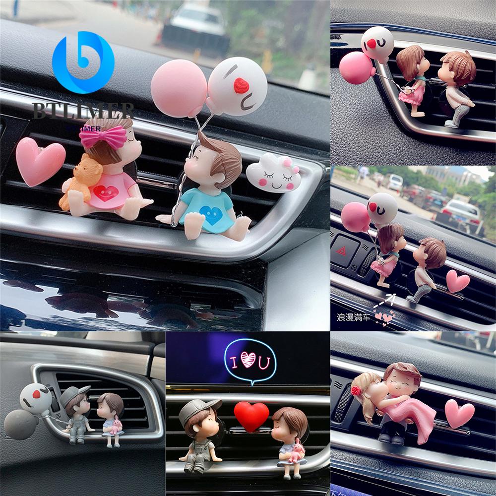 Btlimer Kẹp Khuếch Tán Nước Hoa Gắn Điều Hòa Xe Hơi Trang Trí Đáng Yêu