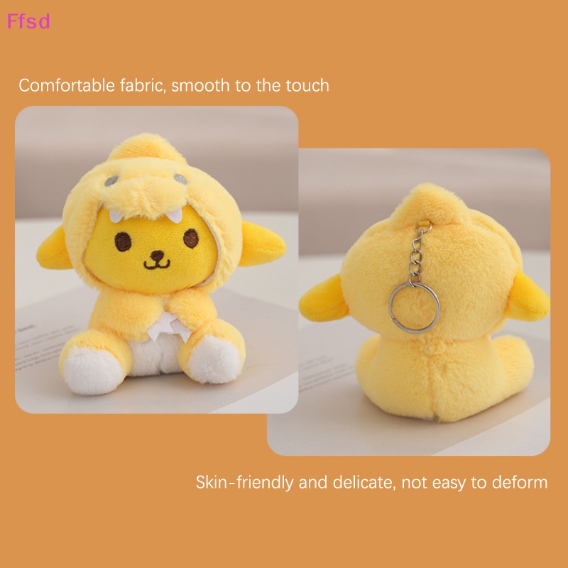 {Ffsd} Móc Khóa Hình Mèo Nhồi Bông Mềm Mại Đáng Yêu Thời Trang Làm Quà Tặng Cho Bé Gái * Hàng Bán Chạy