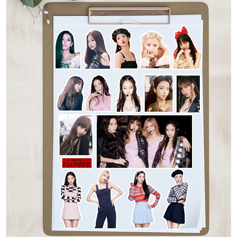Set 100 Sticker BLACKPINK Xinh Xắn Dùng Để Trang Trí