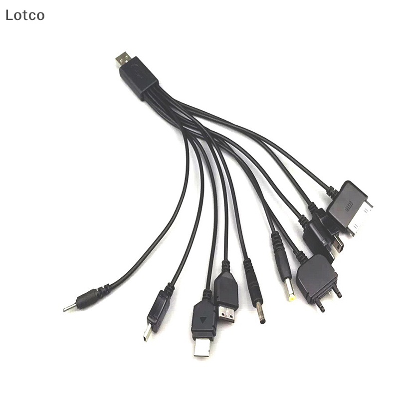 Lotco 10 trong 1 đa chức năng sạc Cáp USB cho Motorola Samsung LG Cáp dữ liệu VN