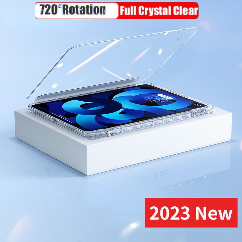 Bao Da Máy Tính Bảng Xoay 360 Độ Cho iPad Pro 12.9 Pro 11 M2 iPad Air 3 4 5 Pro 10.5 / 7th 8th 9th 10th gen iPad 10.2 9.7 2023 Ốp