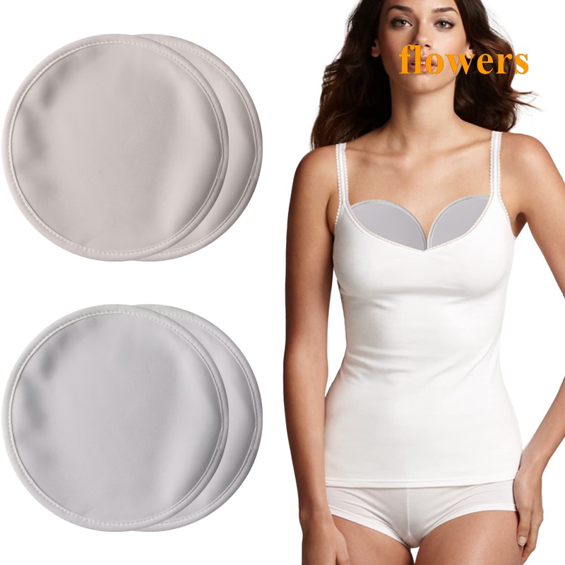 Đệm Lót Ngực Thầu Dầu Hữu Cơ Mềm Mại Có Thể Tái Sử Dụng Kèm Túi Giặt