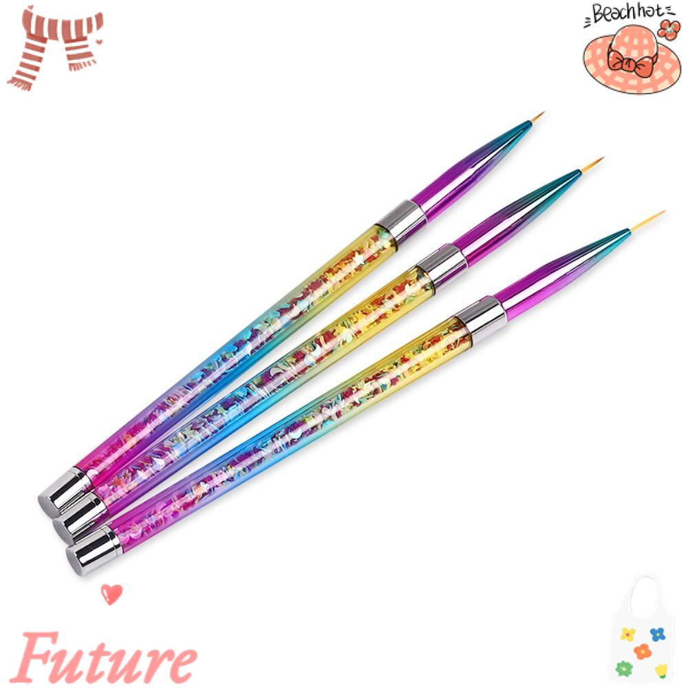 Set 3 Món Đồ Chơi Chất Lượng Cao|Bút Gel Poly Xây Dựng Móng Tay Lâu Trôi Màu Gradient Thời Trang