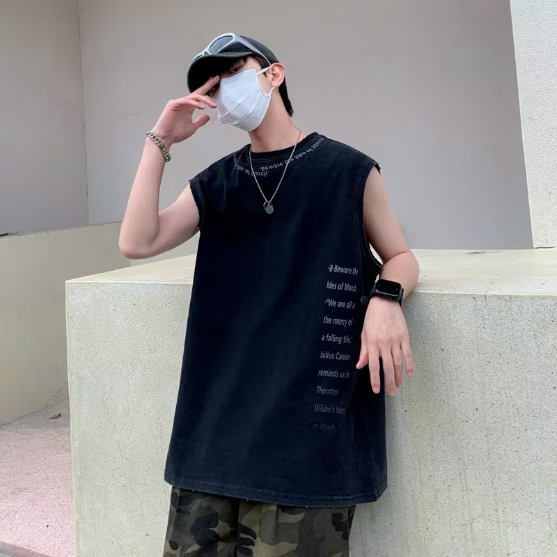 Áo Sát Nách Cổ Tròn Thời Trang Mùa Hè Cho Nam