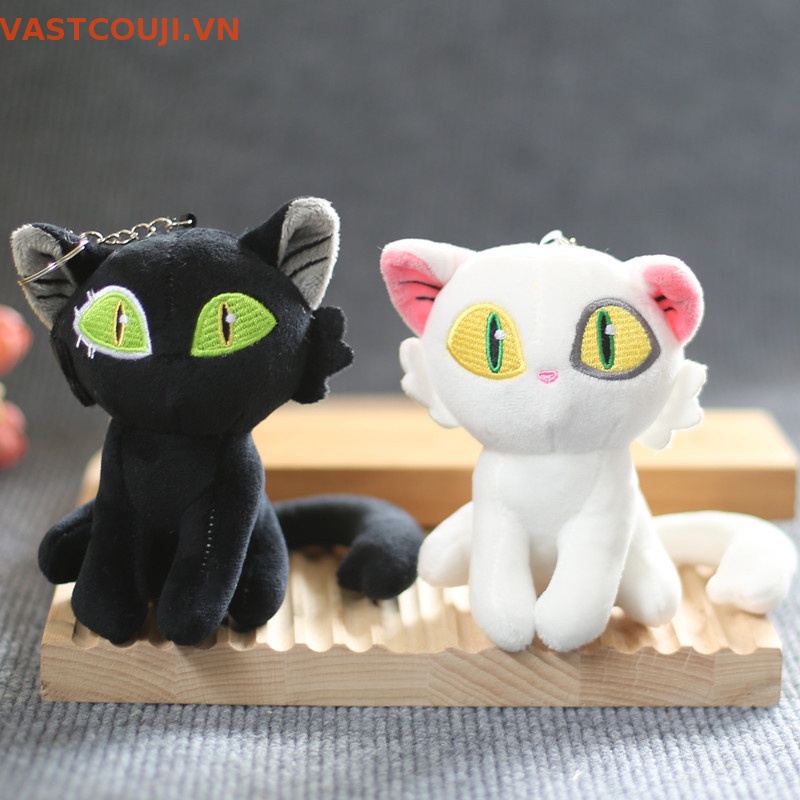 Móc Khóa Hình Mèo Nhồi Bông Đáng Yêu