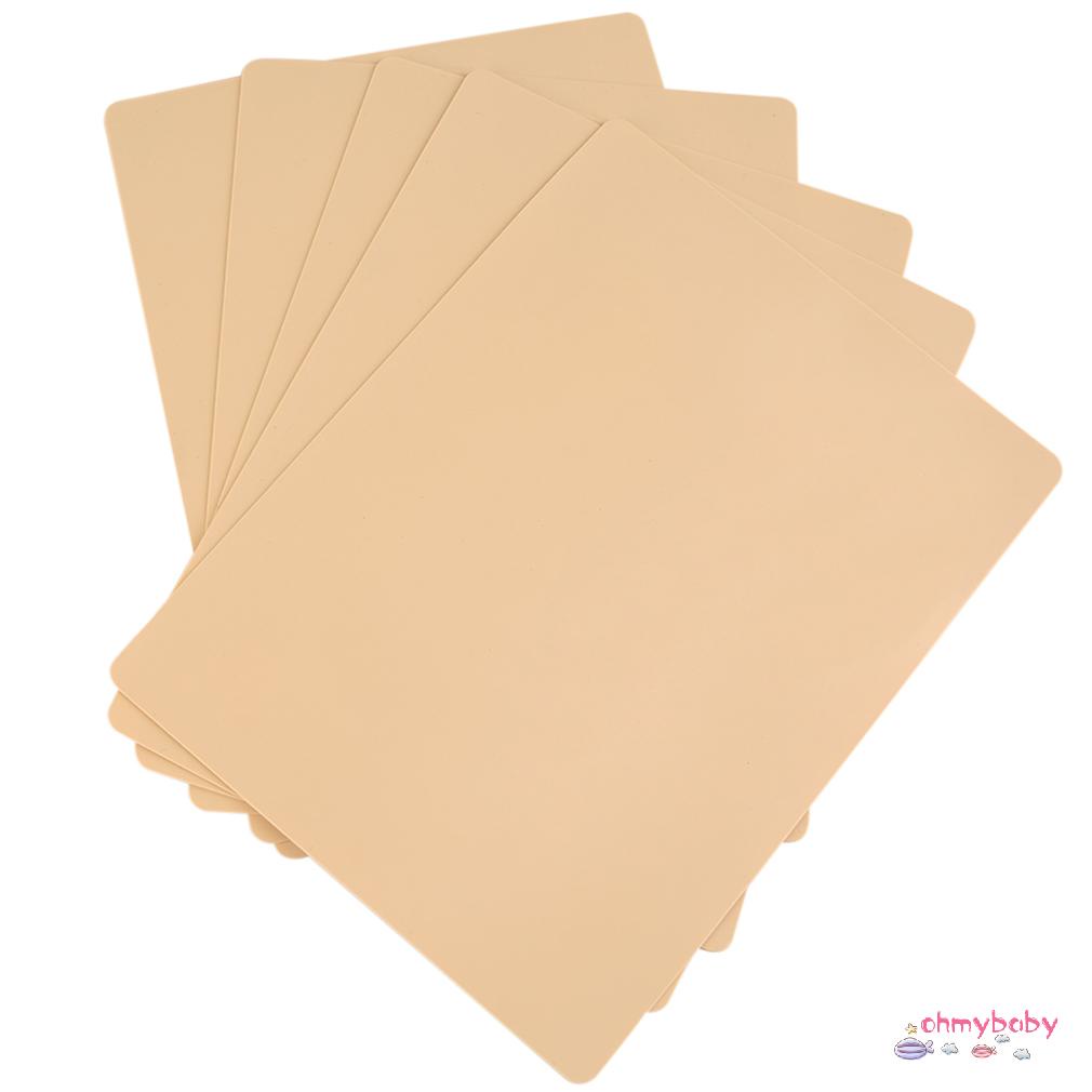 [Ready] Mới 5 Chất Lượng Hàng Đầu Trang Điểm Thường Trực Lông Mày Môi 20X15Cm Trống Thực Hành Da Tấm Cho Máy Cung Cấp Bộ [Z/15]