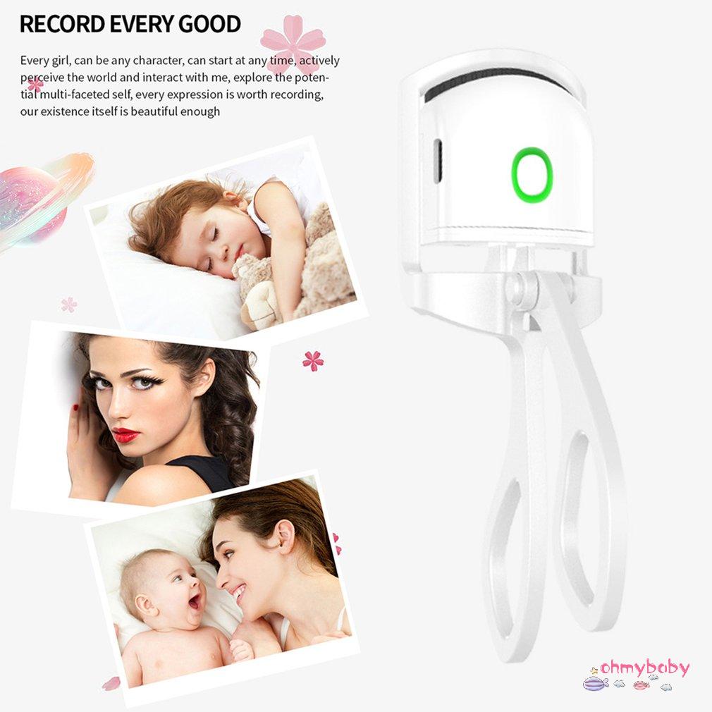 [OMB] Dụng Cụ Uốn Mi Làm Nóng Typec Có Thể Sạc Lại Kéo Dài 24 Giờ Một Bước Dành Cho Longelectric [Z/5]