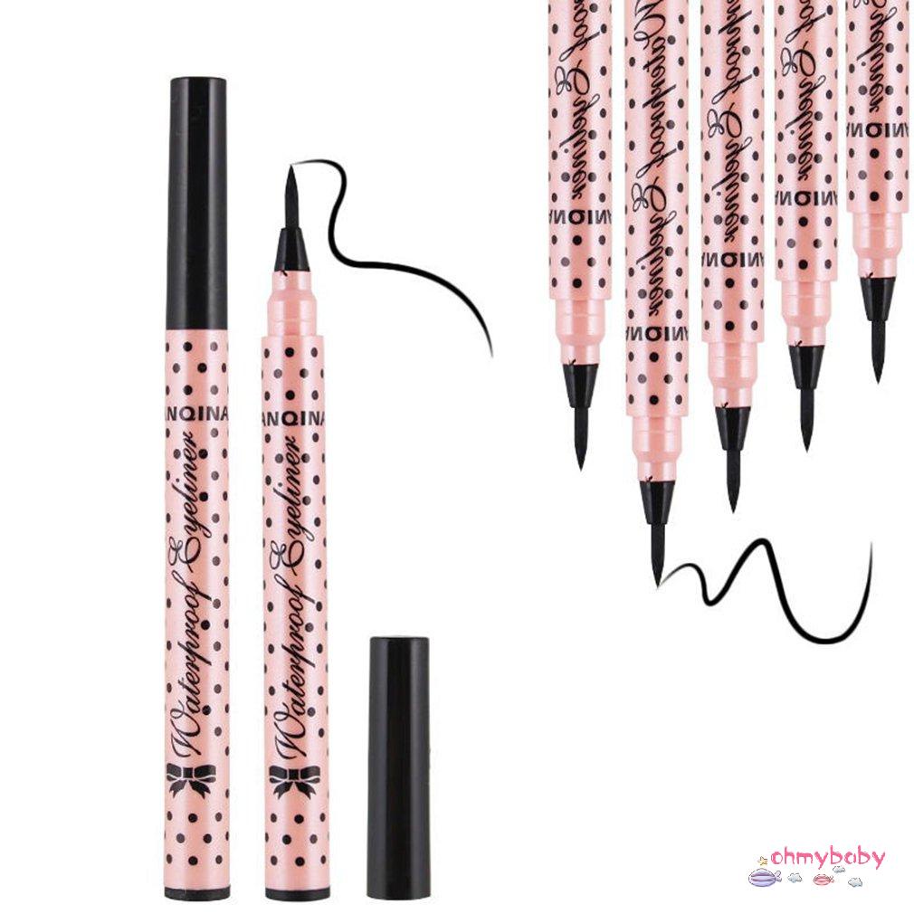 [OMB] Wave Point Lâu trôi Không thấm nước Nhanh khô Bút kẻ mắt Mỹ phẩm Làm đẹp Trang điểm Người phụ nữ dạng lỏng [Z/15]