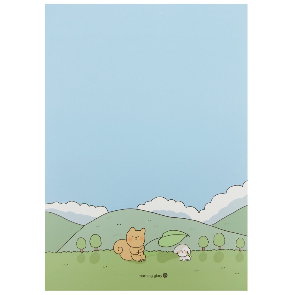 Sổ Sinh Viên Kẻ Ngang Morning Glory 10300-88597 - Hình Thú Cưng - Mẫu 4