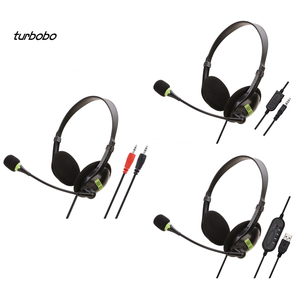 Tai Nghe Điện Thoại Di Động Turbobobo SY440 Giảm Tiếng Ồn Thoáng Khí Cổng USB 3.5mm Kèm MIC Cho Tài Xế / Văn Phòng /