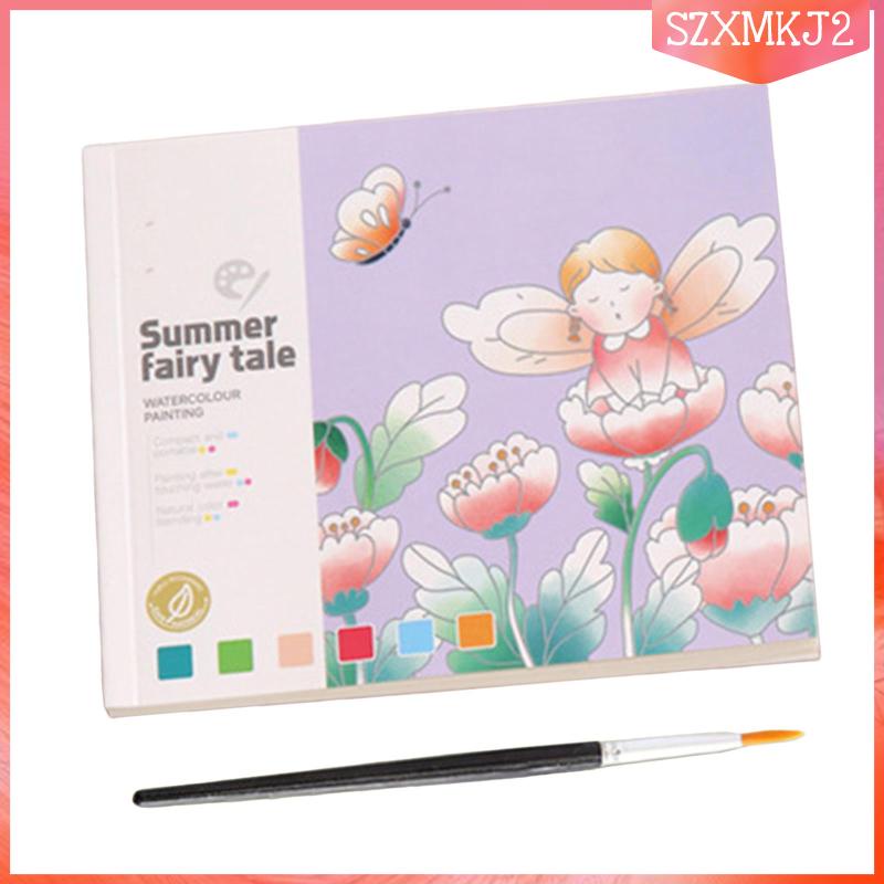 [szxmkj2] Sổ Tay Du Lịch Tập Vẽ Màu Nước Hình Rừng Động Vật