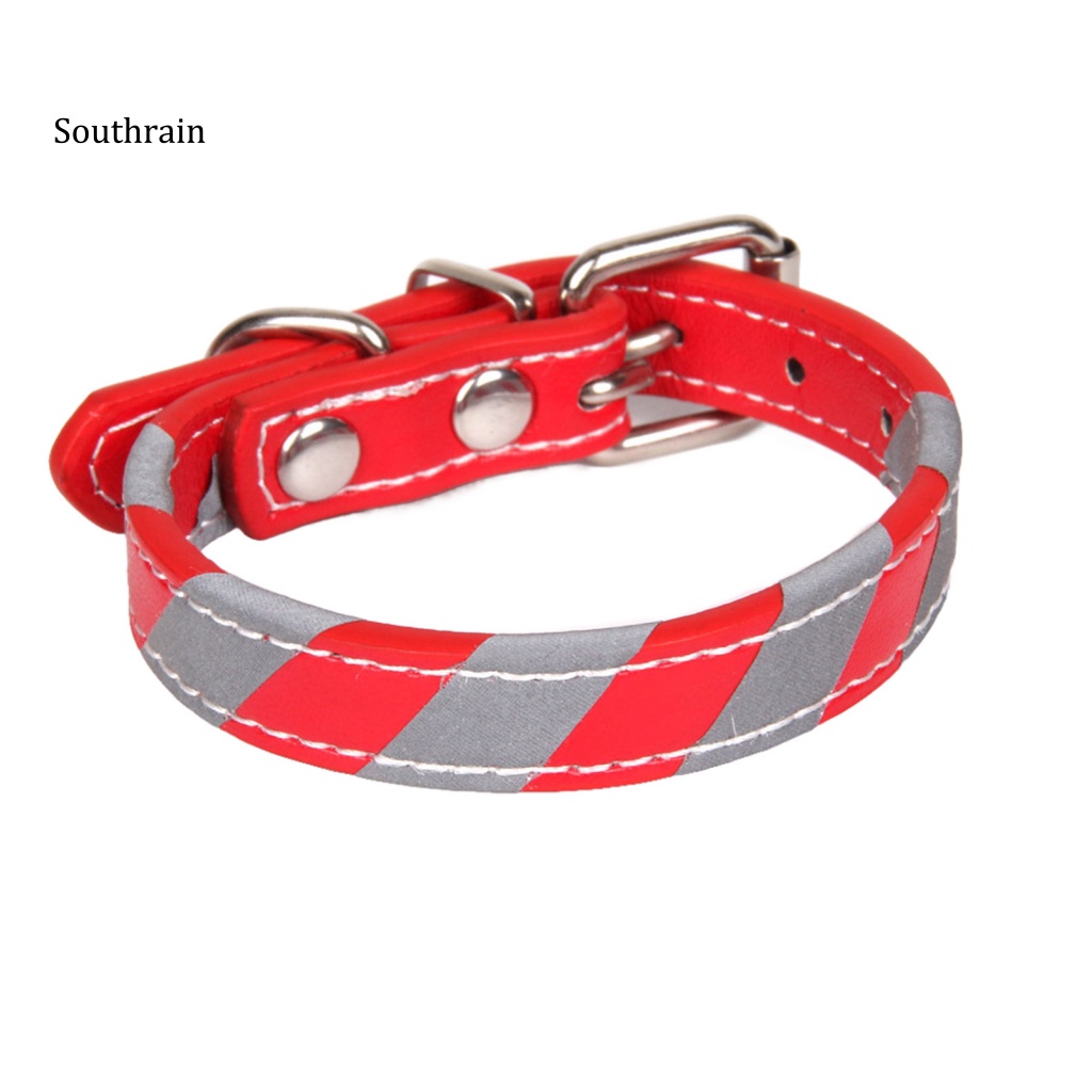Vòng Cổ Năm Lỗ Khóa Dây Phản Quang Cho Thú Cưng