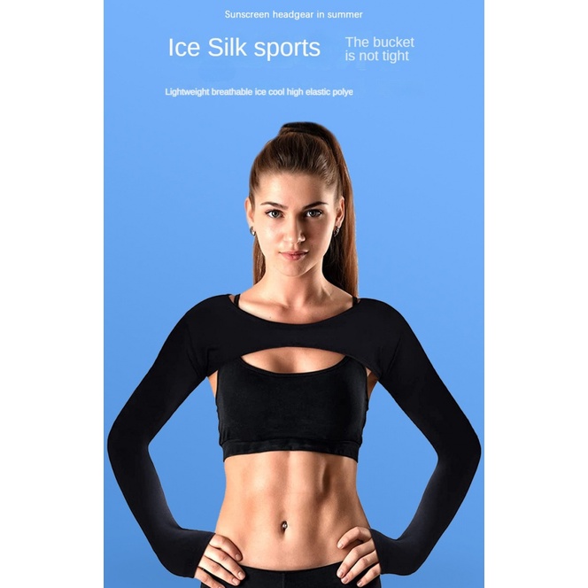 Mới Áo Thun Thể Thao Thoáng Khí Độ Co Giãn Cao Chống Tia UV Sự Bảo Vệ