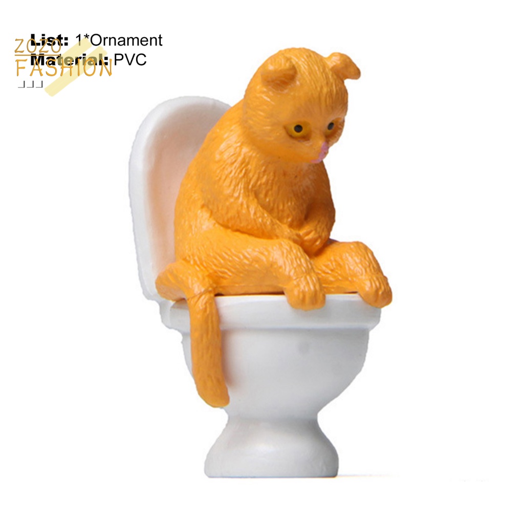 Mô Hình Chú Mèo Mini Dùng Trang Trí Bánh Kem Dễ Thương