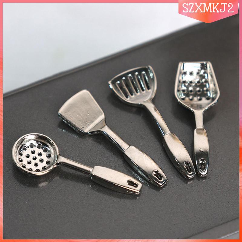 Set 4 Dụng Cụ Nấu Ăn Mini Trang Trí Nhà Búp Bê