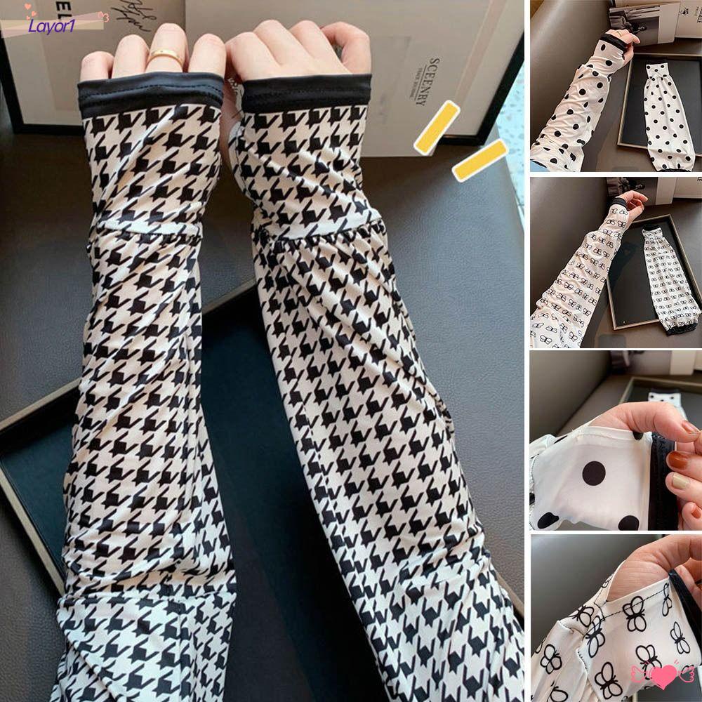 Găng Tay Bảo Vệ Cánh Tay LAYOR1 Bằng Lụa Lạnh Tiện Dụng Chơi Thể Thao / Bóng Rổ