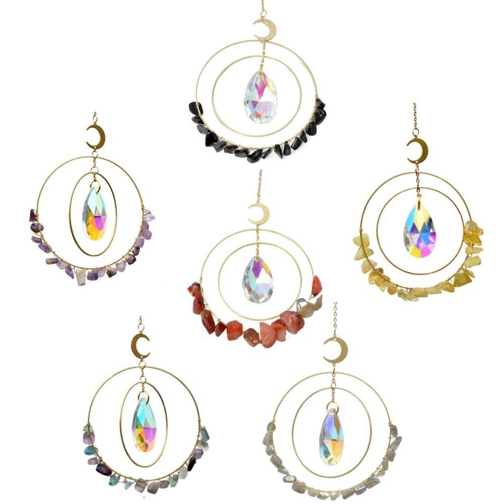 Dù Che Nắng Yan1 Họa Tiết Dreamcatcher|Quà Tặng Lăng Kính Cầu Vồng Treo