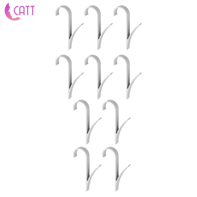 Set 10 Móc Treo Đồ Dùng / Áo Khoác / Túi Xách Tiện Dụng Cho Nhà Bếp
