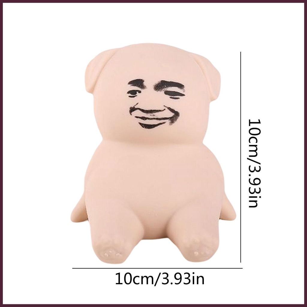 Đồ Chơi Mochi Mềm Hình Búp Bê Biểu Tượng Cảm Xúc Bóp Để Giảm Căng Thẳng