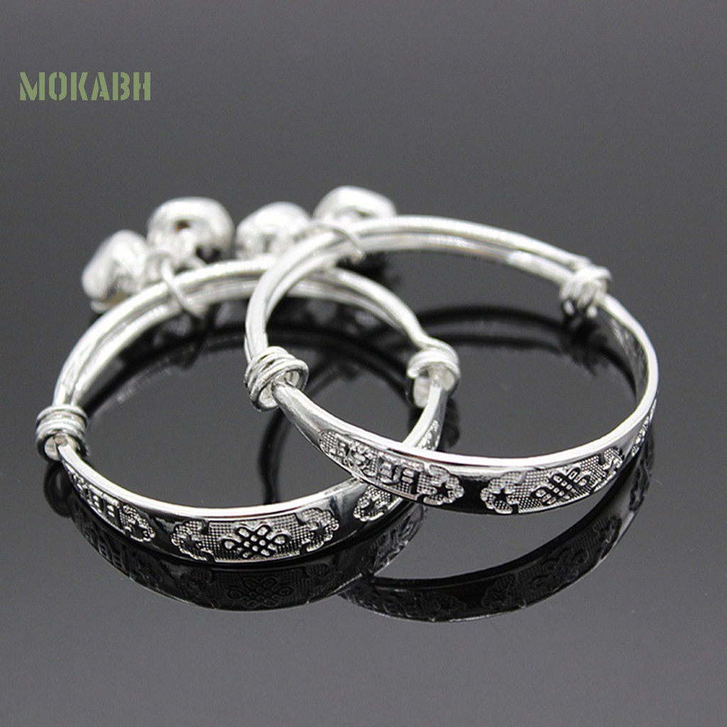 Vòng Đeo Tay Họa Tiết Dập Nổi Có Thể Điều Chỉnh Kích Cỡ Cho Bé