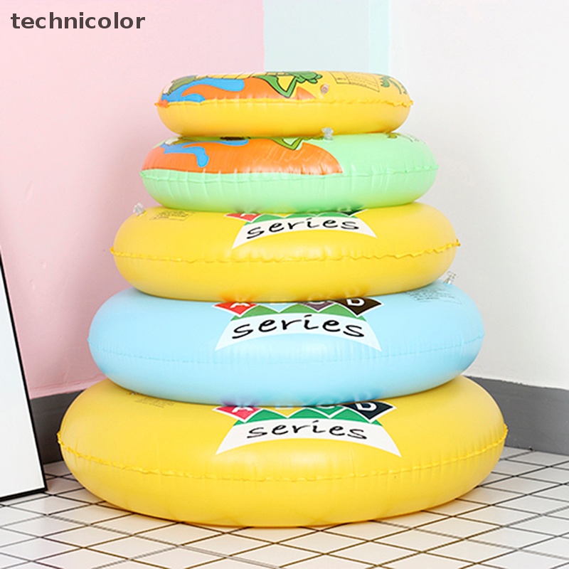 1 Phao Bơi Bơm Hơi Hình Tròn Nhiều Màu Sắc