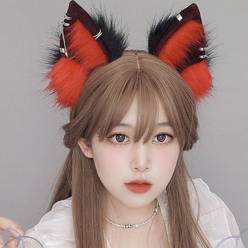 Flgo Băng Đô Tai Mèo Phong Cách Gothic Gợi Cảm