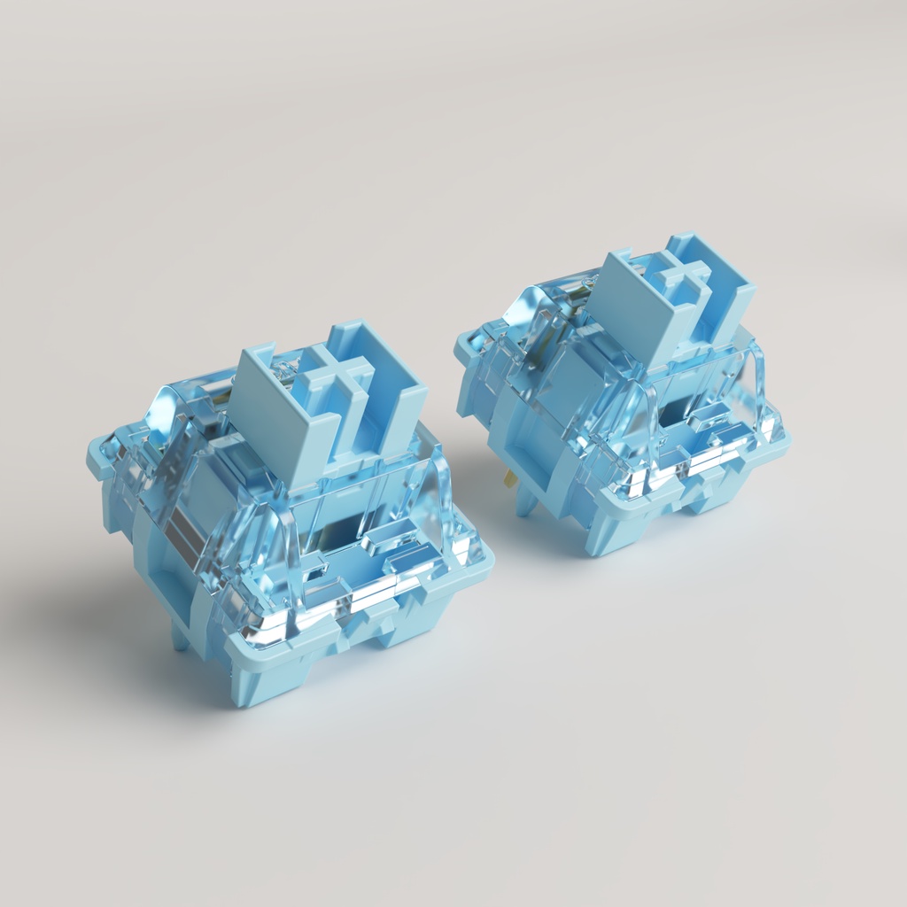 Set 45 Công Tắc AKKO V3 / V3 Pro Màu Xanh Kem Chuyên Dụng AKKO Switch5 Pin 45gf