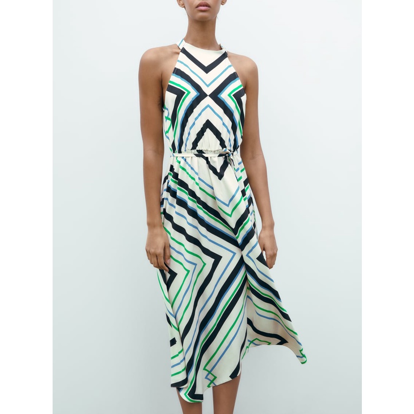 ZARA Đầm Dáng Dài Thời Trang Mùa Hè Hàng Mới Dành Cho Nữ 9878167