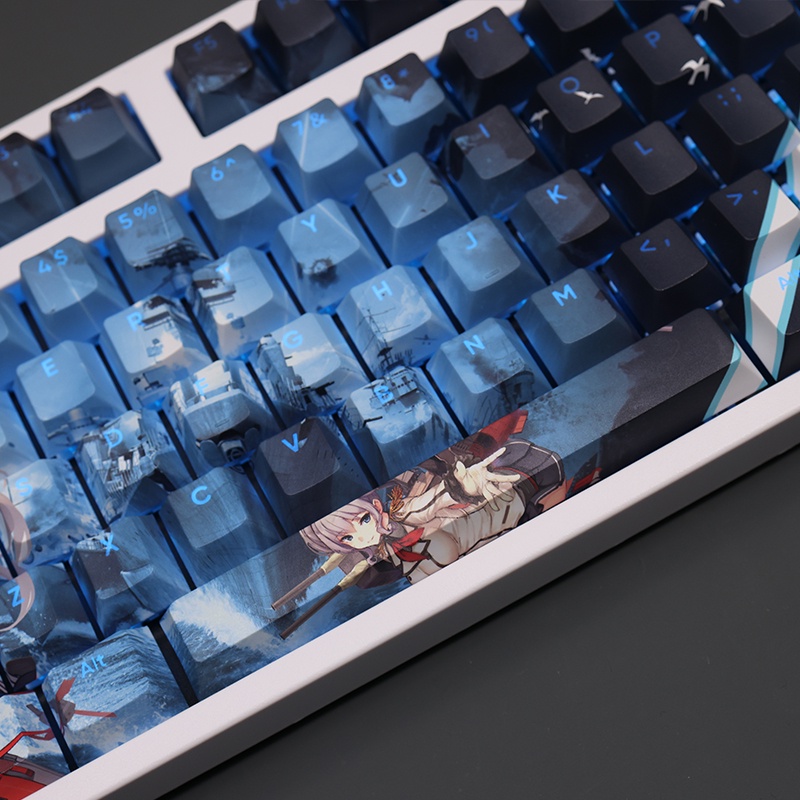 Kashima Keycaps Cherry Profile Anime Antai Collection PBT Dye Sub Bàn Phím Cơ Keycap
