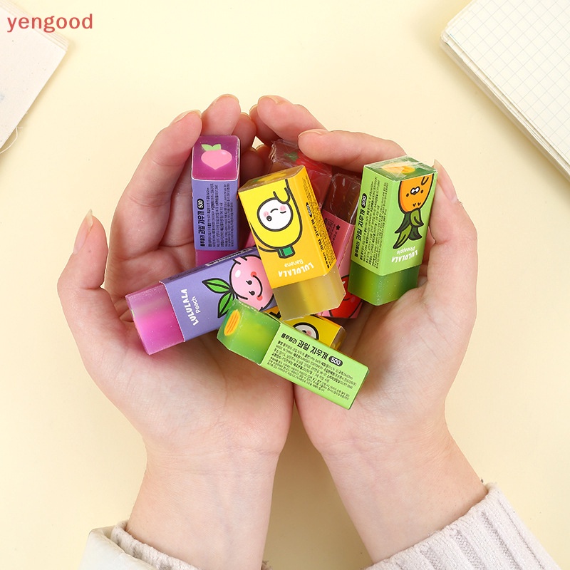(YGD) Gôm Tẩy Bút Chì Hình Trái Cây Ngẫu Nhiên Dễ Thương