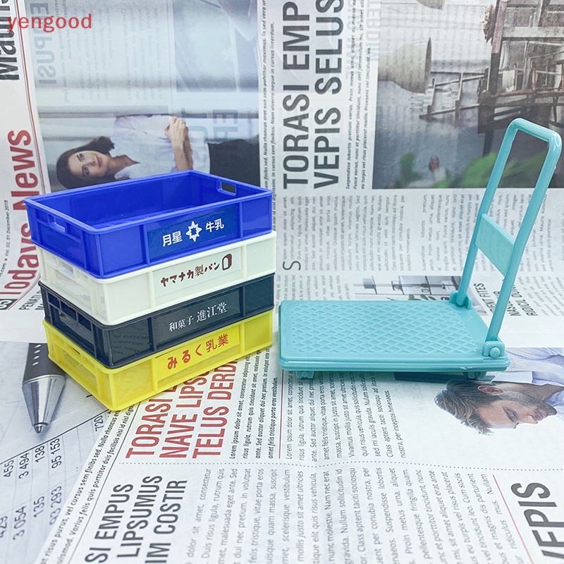 Mô Hình Hộp Đồ Ăn Đồ Uống Mini Tỉ Lệ 1 / 12 Trang Trí Nhà Búp Bê