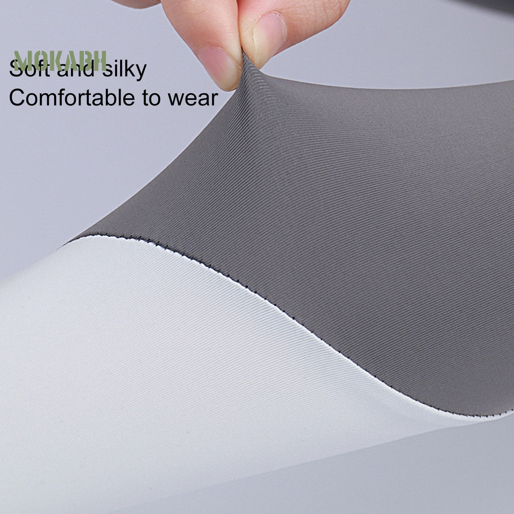 1 Cặp Ống Tay Áo Chống Nắng Bằng Lụa Lạnh Màu Sắc Tương Phản