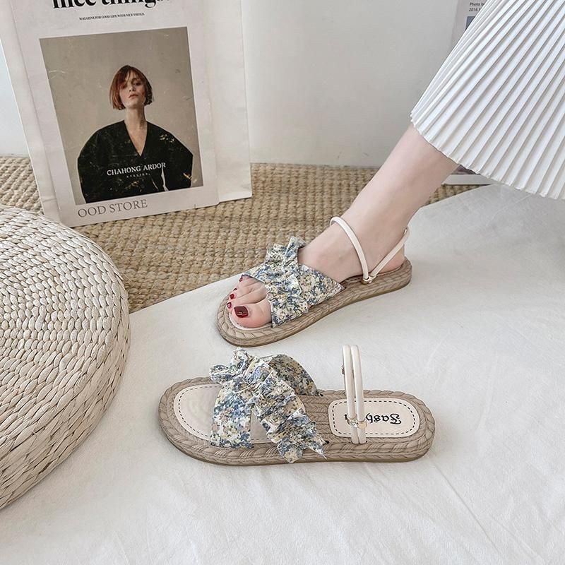 Sandal Quai Chéo Thời Trang Mùa Hè 2023 Mới Cho Nữ