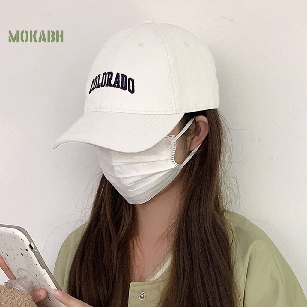 Mũ Lưỡi Trai Thêu Chữ Chống Tia UV Thoáng Khí Thời Trang Cho Nam Và Nữ