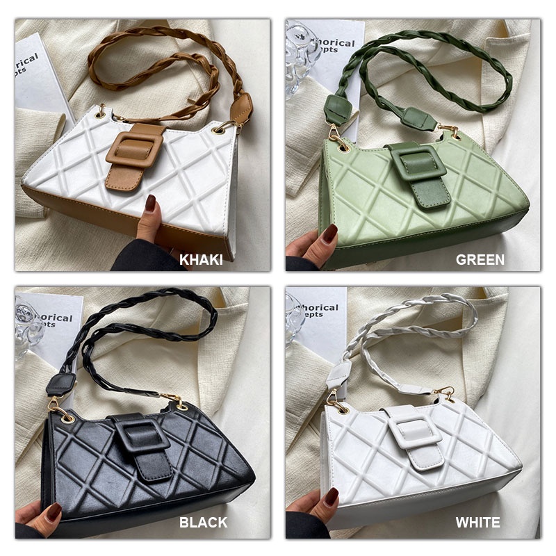 MOUSSON Túi Xách Đeo Chéo Thiết Kế Đơn Giản Phong Cách retro
