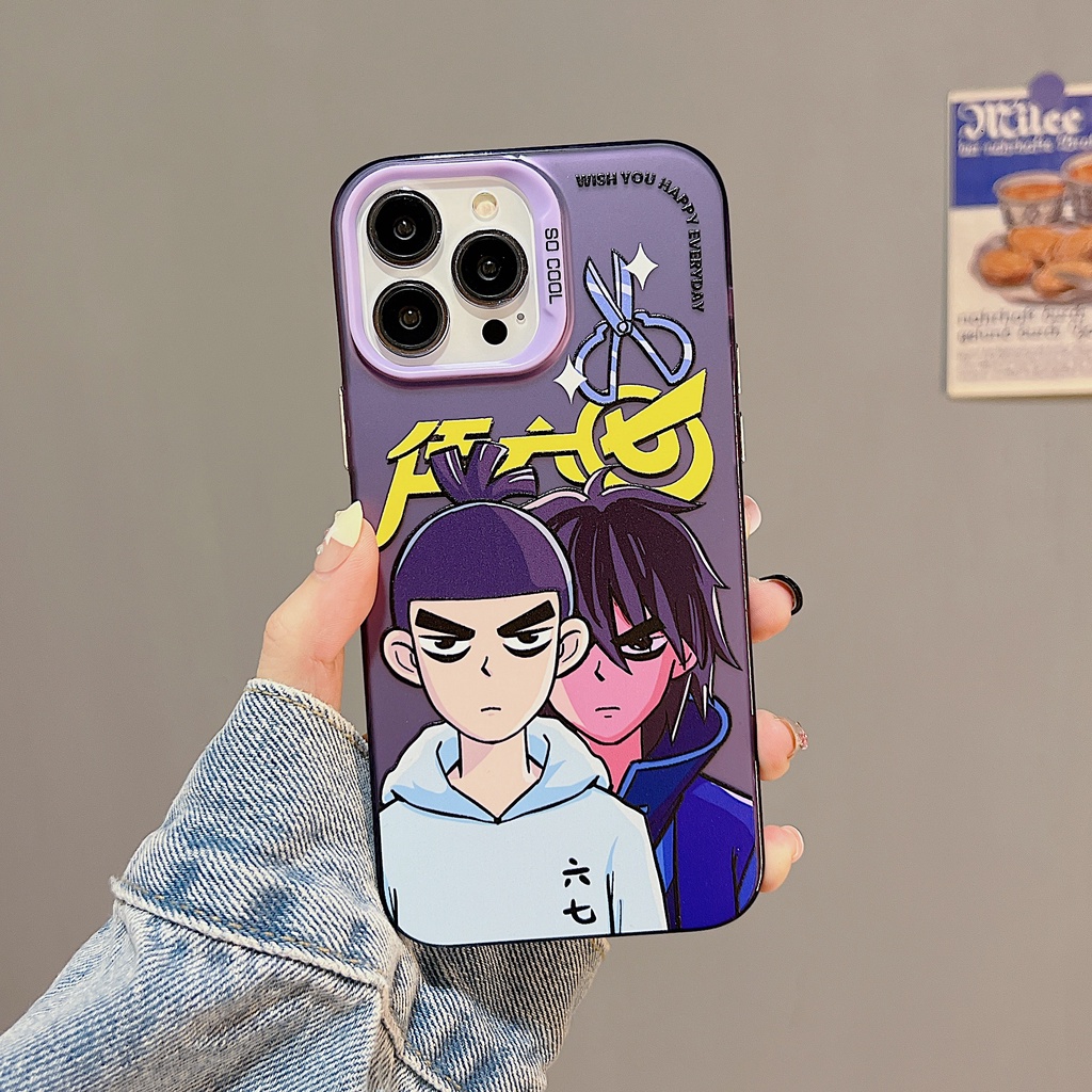 Ốp Điện Thoại TPU Mềm Trong Suốt Chống Sốc Họa Tiết Hoạt Hình Cho iPhone 11 13 12 14 Pro Max