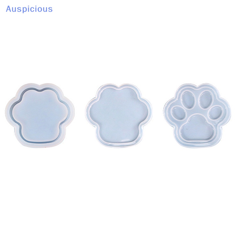 Khuôn Silicone Làm Hộp Đựng Trang Sức Hình Dấu Chân Mèo DIY