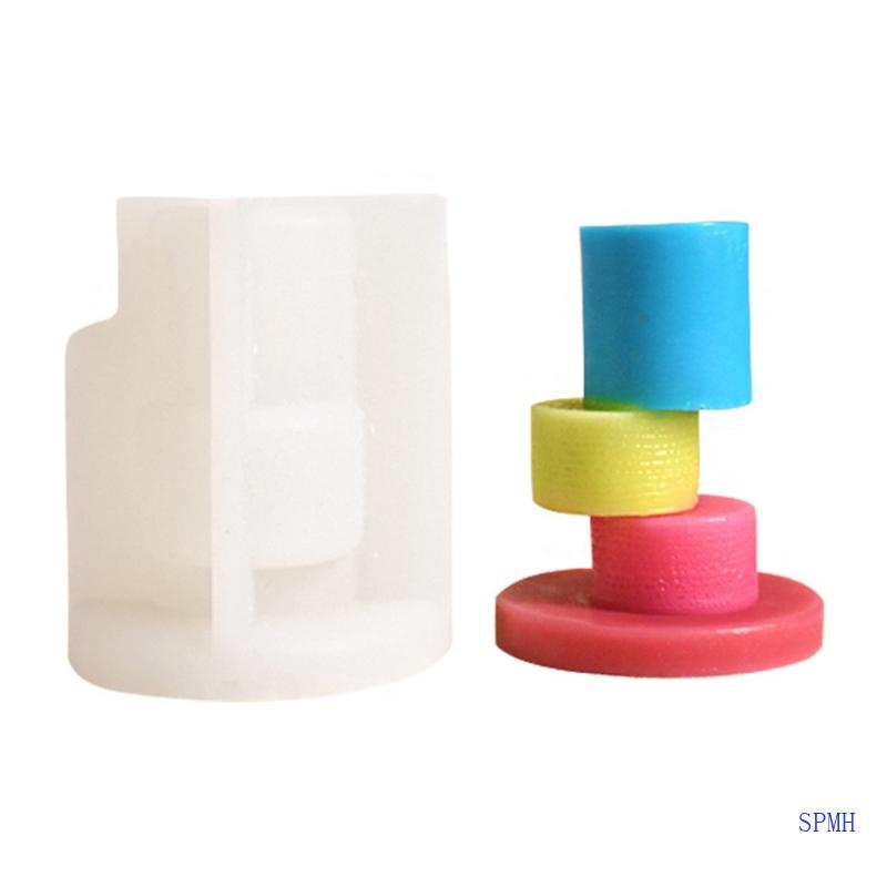 Khuôn Làm Giá Đỡ Nến Epoxy Họa Tiết Hình Học Độc Đáo Trang Trí Nhà Cửa / Tiệc Cưới DIY