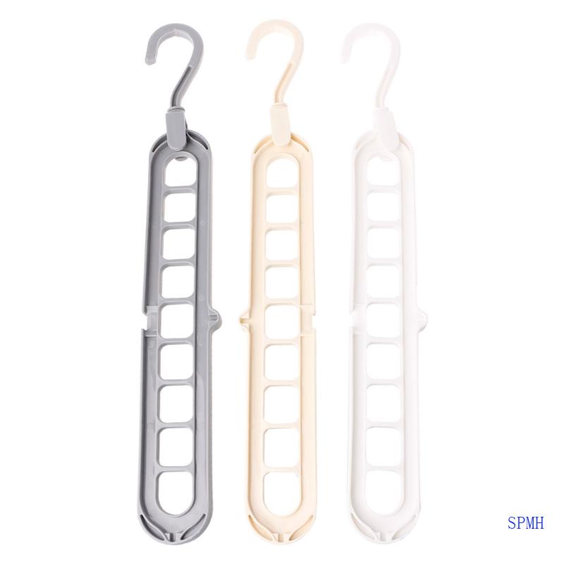 Móc Treo Quần Áo 3D Xoay 360 Độ Tiết Kiệm Không Gian