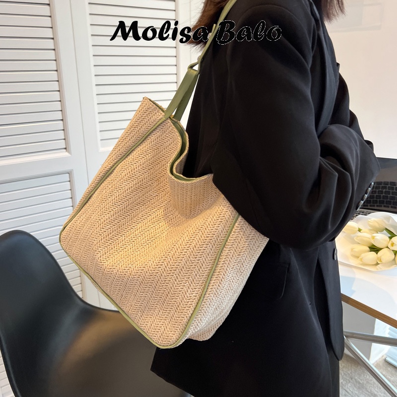 Molisa túi cói đi biểntúi đi biểntúi đeo vai 2023 NEW L20T01W