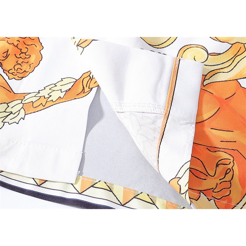 Áo Sơ Mi Tay Ngắn V-E88R-S88- Thời Trang Đường Phố Cổ Điển