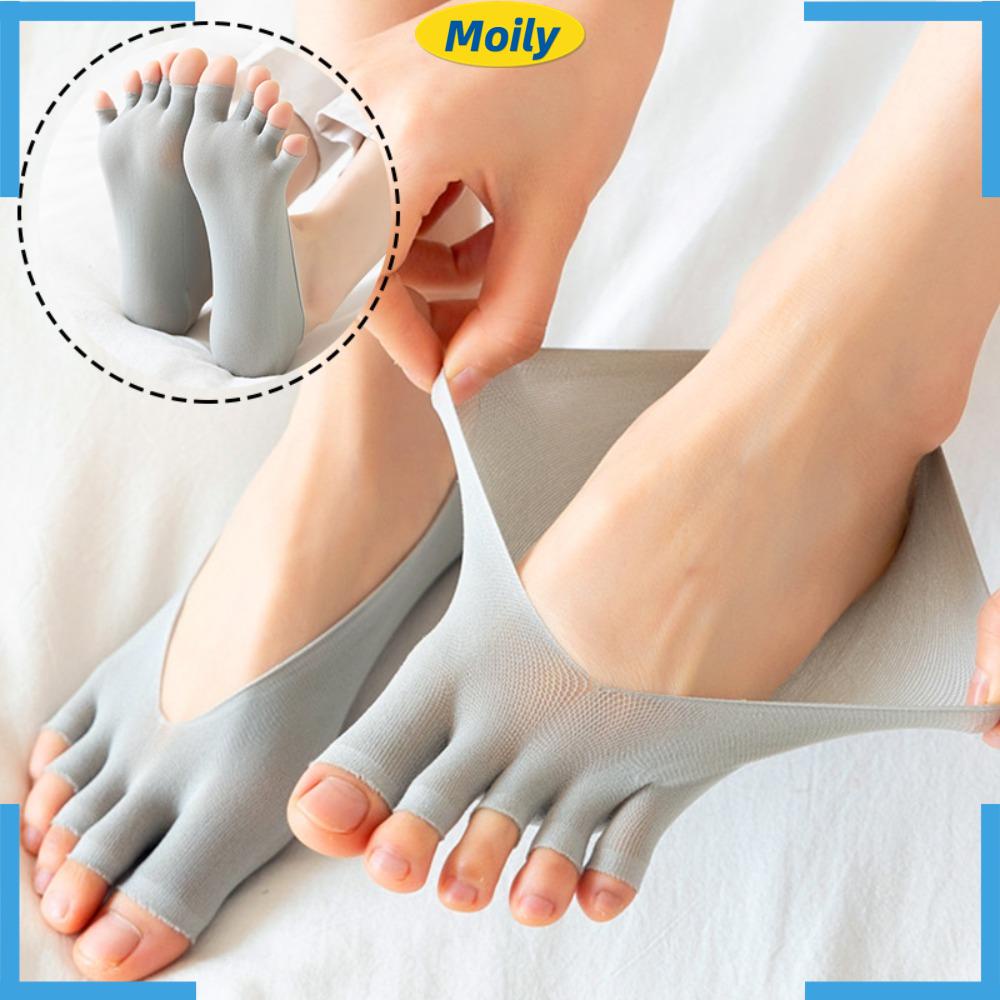 MOILYVN Set 2 Đôi Vớ Xỏ Ngón Siêu Mỏng Chất Lượng Cao