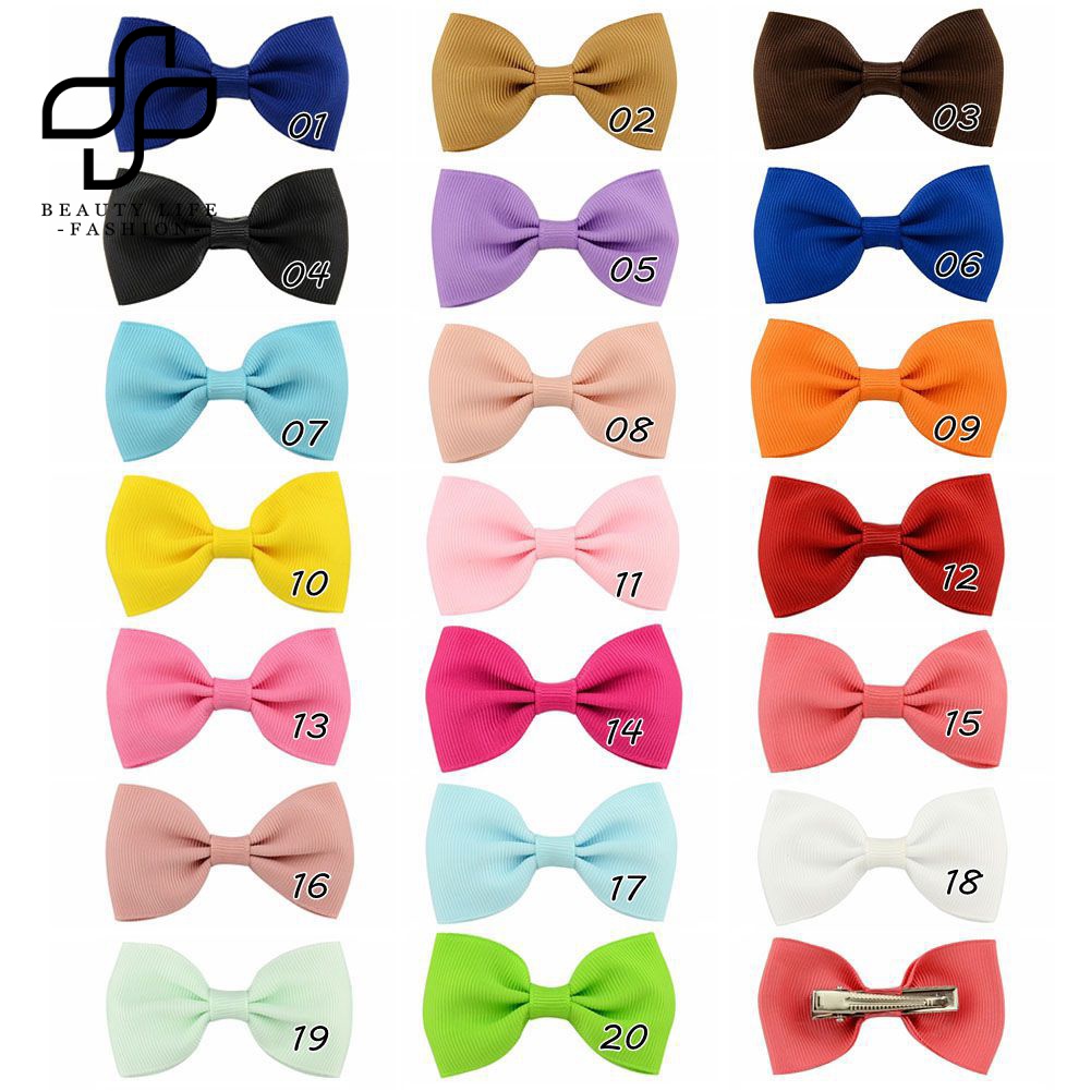 Bộ 20 Kẹp Tóc Nơ Xinh Xắn Thời Trang Cho Bé Gái