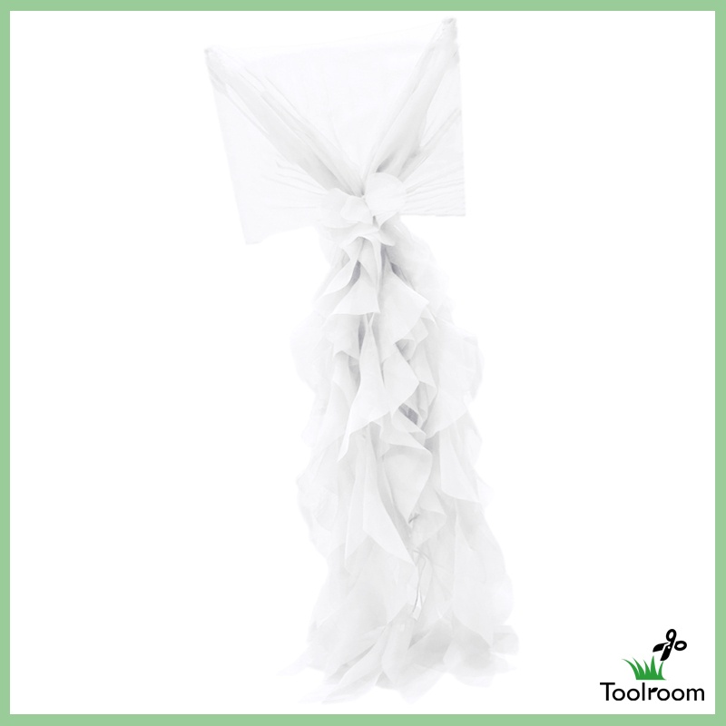 Vỏ Bọc Ghế Ngồi Có Diềm Xếp Nếp Trang Trí Cho Sự Kiện